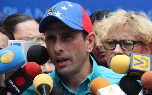 Capriles: El gobierno está actuando como una fiera arrinconada