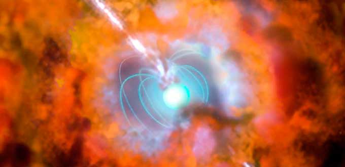 Demuestran relación entre estallidos de rayos gamma, supernovas y magnetares