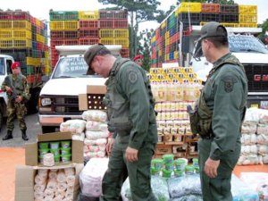 Suman 43 militares detenidos en Los Andes por contrabando