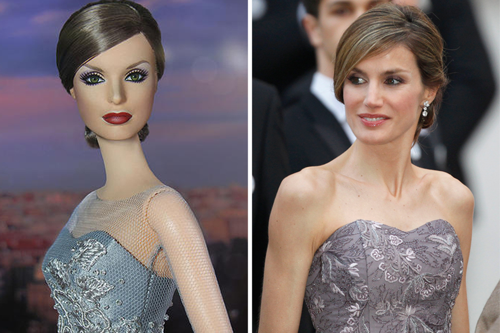 La Reina Letizia se convierte en Barbie