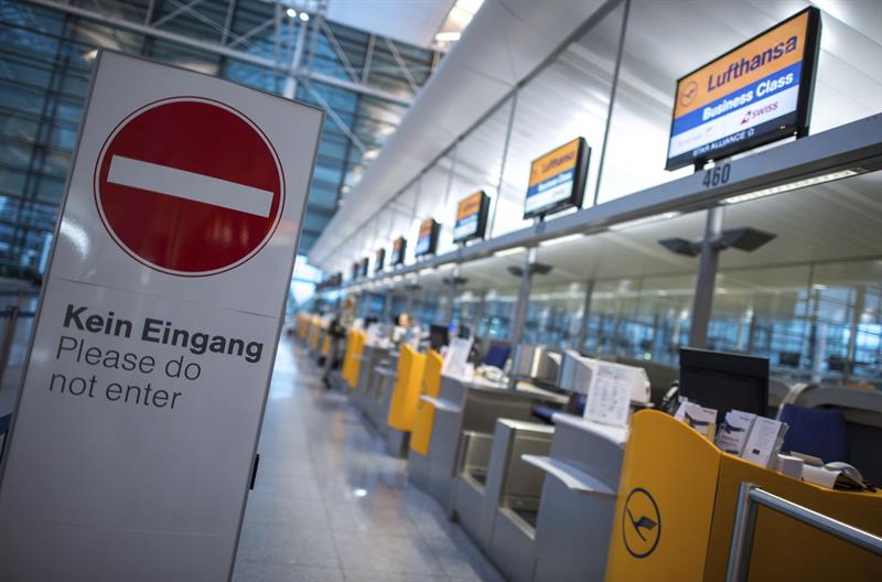 Anulan mil vuelos de Lufthansa por huelga de pilotos