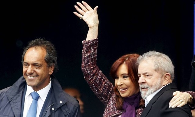 Lula participa en Argentina en acto político en apoyo al oficialista Scioli