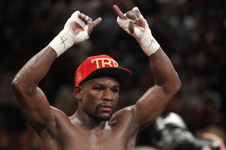 Floyd Mayweather Jr venció a Berto y se retira invicto empatando a Rocky Marciano