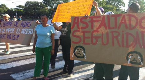 protesta en Guayana