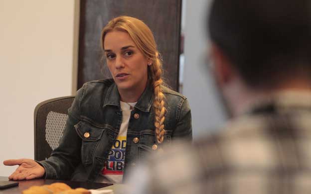 Maracaibo; Venezuela 26/10/2015 Politica Entrevista con Lilian Tintori