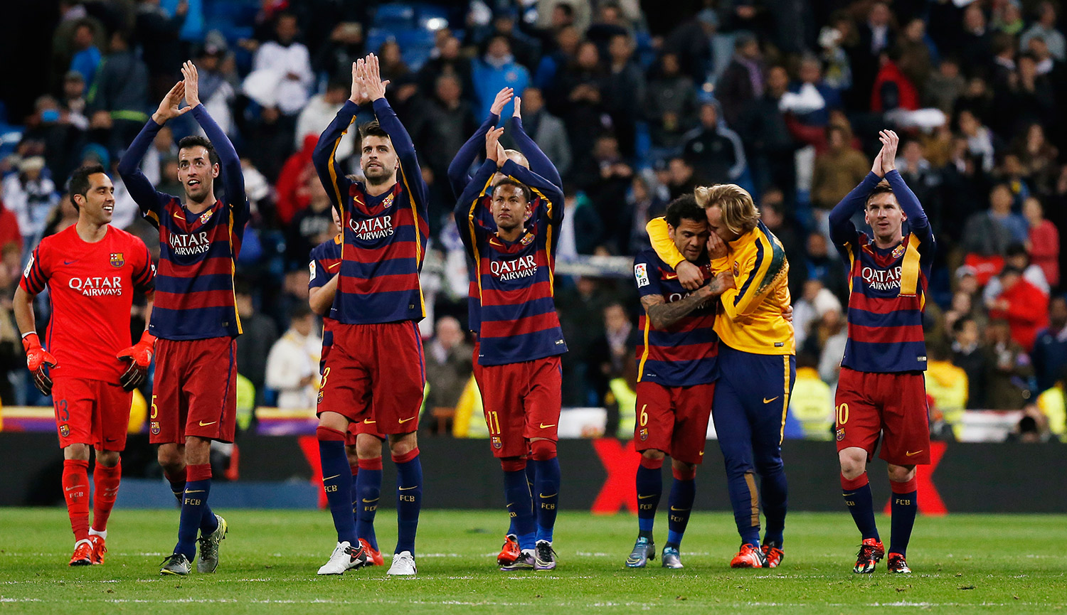 Barcelona golea 4-0 al Real Madrid con doblete de Suárez y gol de Neymar  (Fotos)