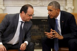 Hollande y Obama se reúnen para endurecer la lucha contra el Estado Islámico