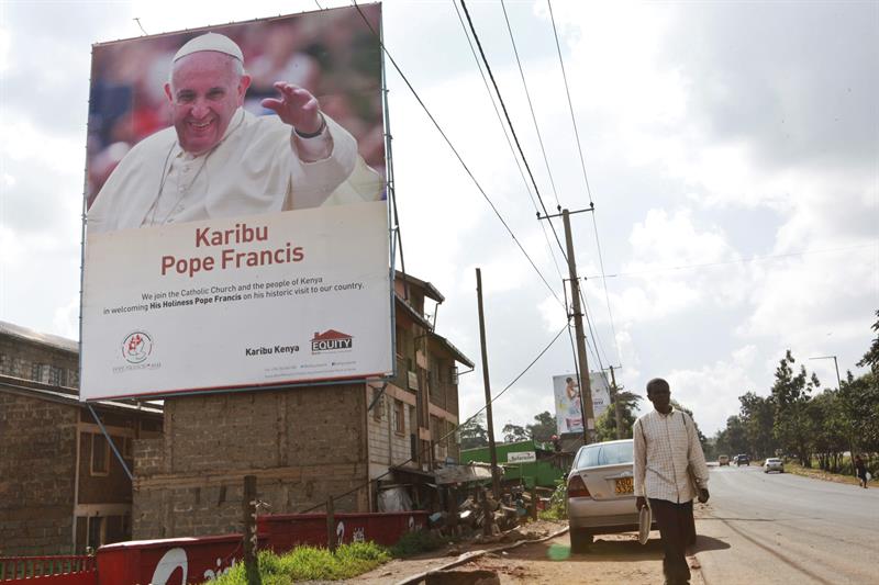 Kenia espera al Papa sin miedo al terrorismo