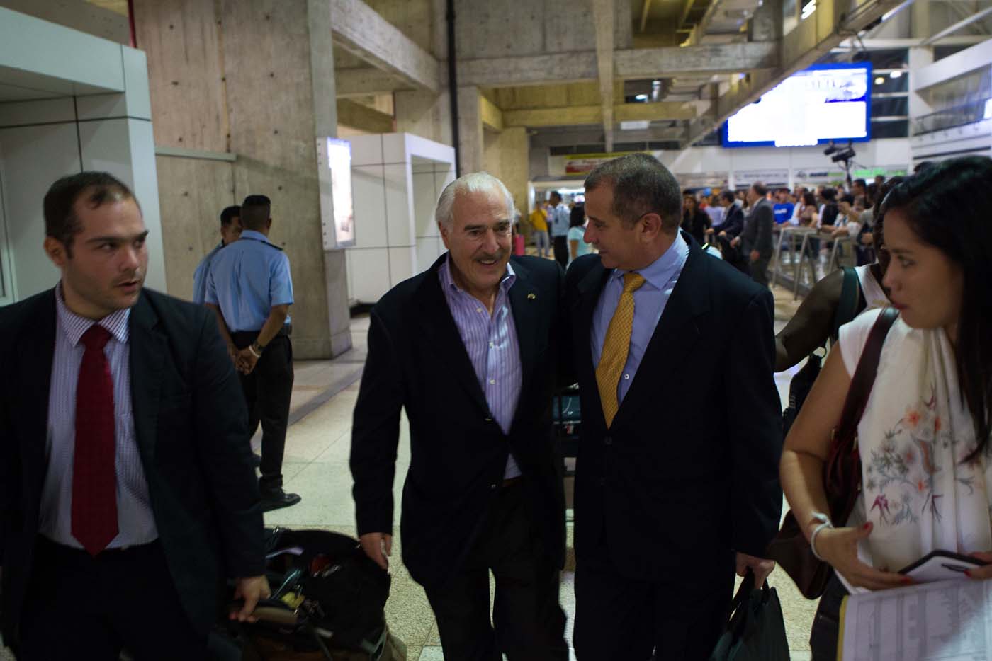 Expresidentes latinoamericanos evocan carta de Almagro al llegar a Caracas