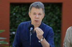 Santos sostiene que proceso de paz debe darle tranquilidad a empresarios colombianos