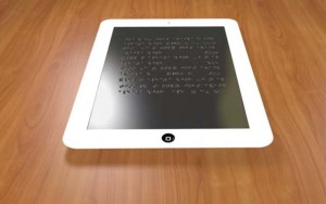¡Genial! Desarrollan una tableta con pantalla para ciegos (video)
