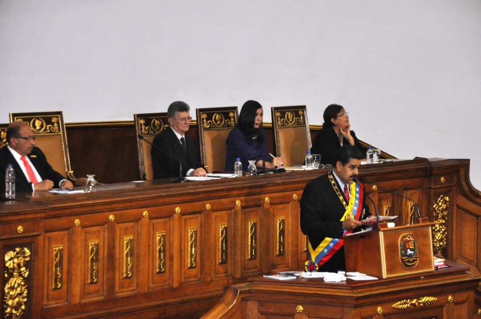 Maduro llega a la ANC cubana para presentar su memoria y cuenta 2017