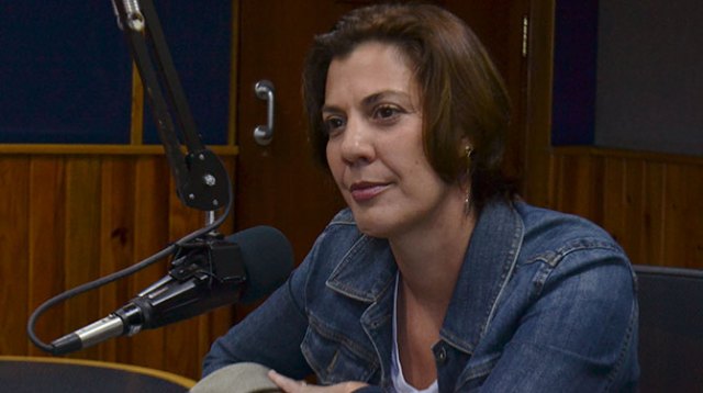 Foto: Diana López, hermana de Leopoldo López  (Foto exitosfm.com)