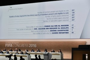Elección FIFA va a segunda vuelta, Infantino obtuvo 88 votos en primera ronda