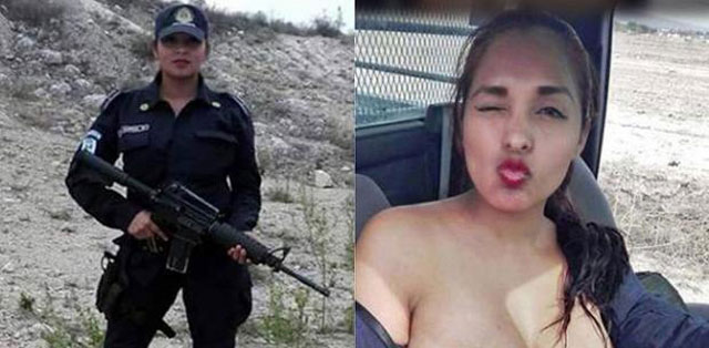 ¡No era su primer topless! Policía que posó casi desnuda en una patrulla podría ser modelo