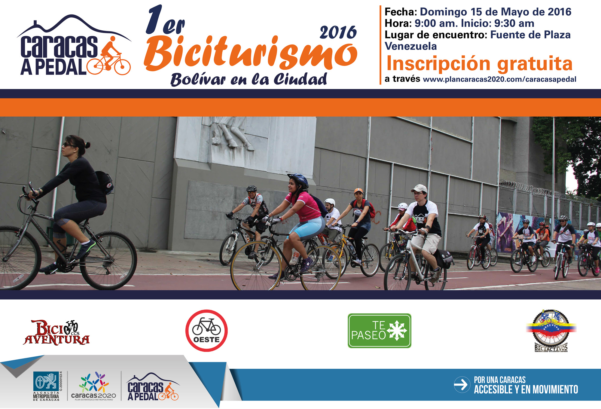 “Caracas a Pedal” organiza el primer Biciturismo de la Capital