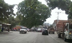 Protesta en Aragua por falta de comida
