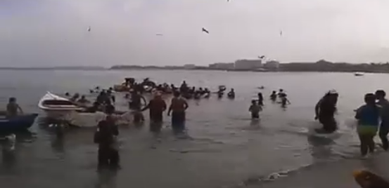 En Margarita saquean a los pescadores cuando llegan a la costa (Video)