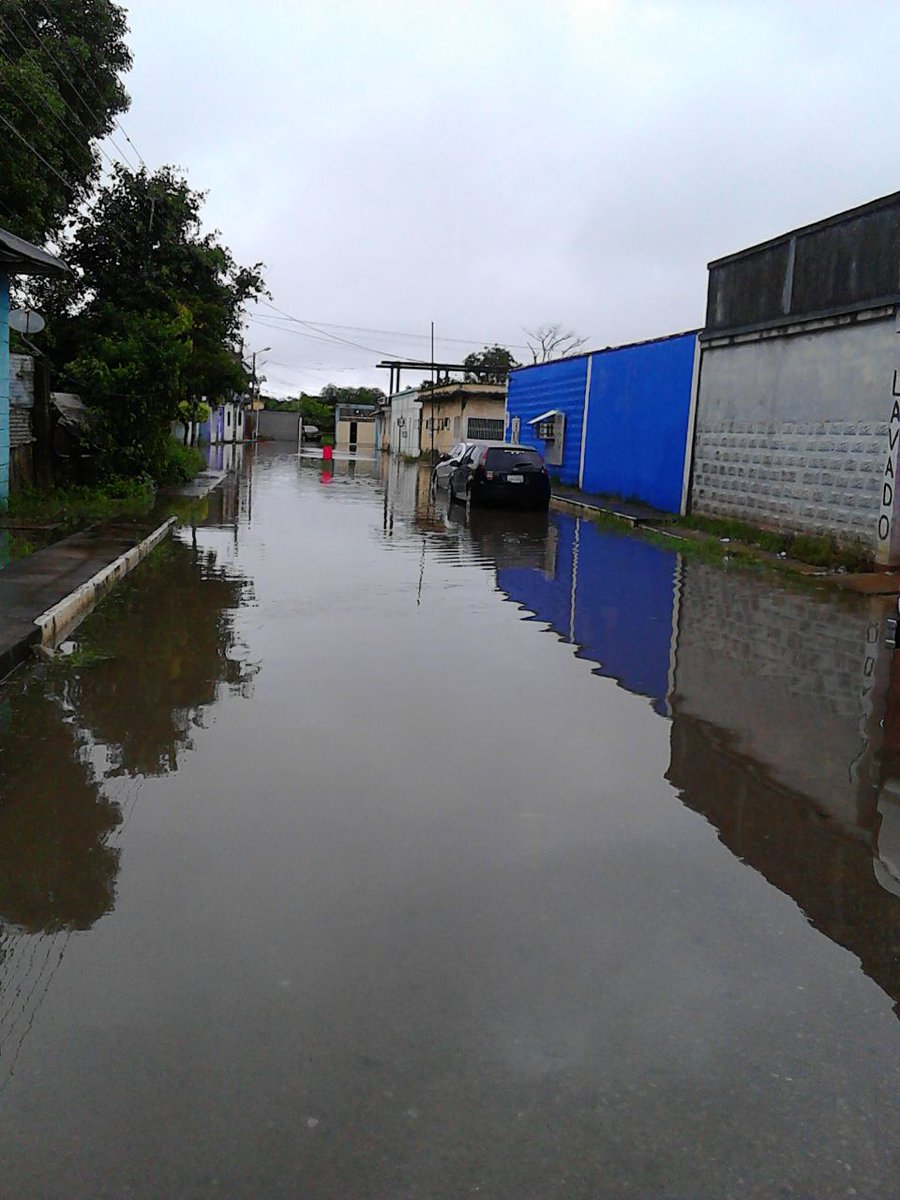 Guasdualito inundada por las fuertes lluvias (Fotos)