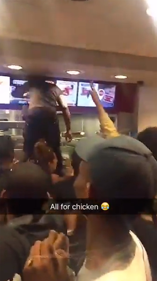 KFC customers jump the counter to steal chicken after Wireless festival