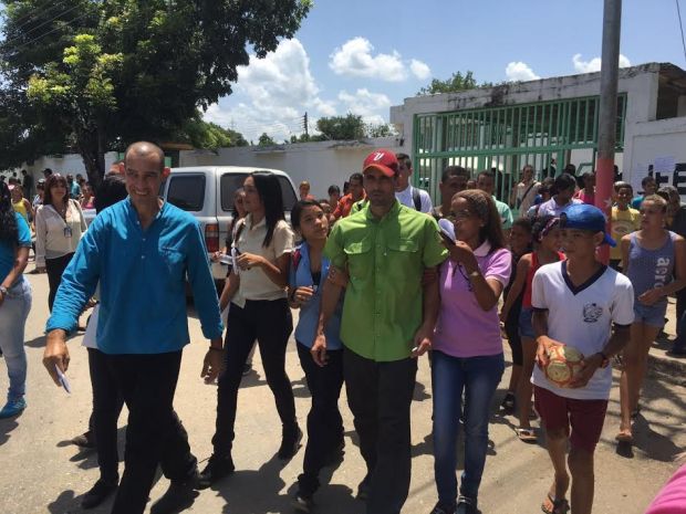 Capriles en el Tuy