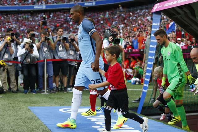 Football Soccer - Bayern Munich v Manchester City - Pre Season Friendly - Allianz Arena, Munich, Germany - 20/7/16 Manchester City's Fernandinho before the match Action Images via Reuters / Michaela Rehle Livepic
