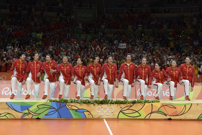 La muralla china se vistió de oro en el voleibol femenino de Río-2016