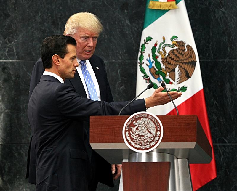 Esto es lo que dice la Iglesia mexicana sobre las actuaciones de Peña Nieto con Trump