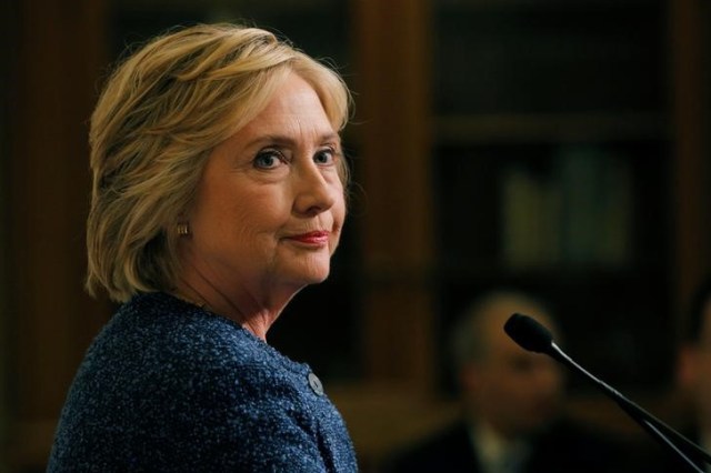 La candidata presidencial demócrata Hillary Clinton REUTERS/Brian Snyder