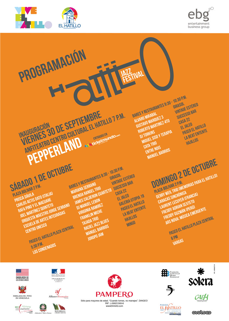 26 artistas sonarán durante los 3 días de El Hatillo Jazz Festival