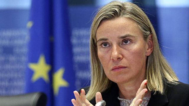 Federica Mogherini, jefa de la diplomacia Europea (foto archivo Reuters)