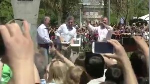 El presidente Macri lo que baila es cumbia (video)