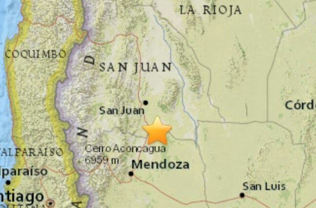 Terremoto de magnitud 5,5 sacude noroeste de Argentina
