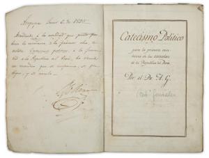 ¡OMG! … Una carta firmada por Simón Bolívar costó más de 23.000 dólares