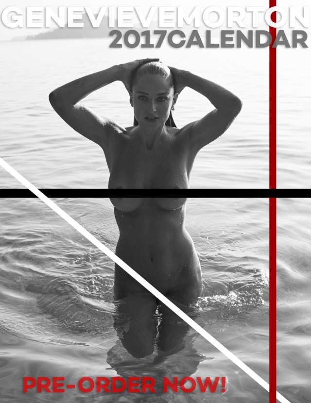 Genevieve Morton - 2017 Calendar Topless (4)