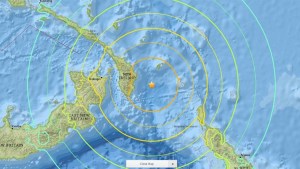 Terremoto de magnitud 8,0 cerca de las costas de Papúa Nueva Guinea