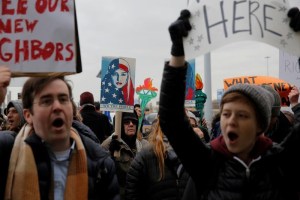 Protestas en EEUU tras el veto a la entrada de personas de varios países