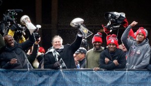 Así recibieron en Boston a los campeones del Super Bowl LI (Fotos)