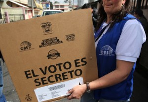 CNE finaliza la distribución de material electoral para comicios en Ecuador