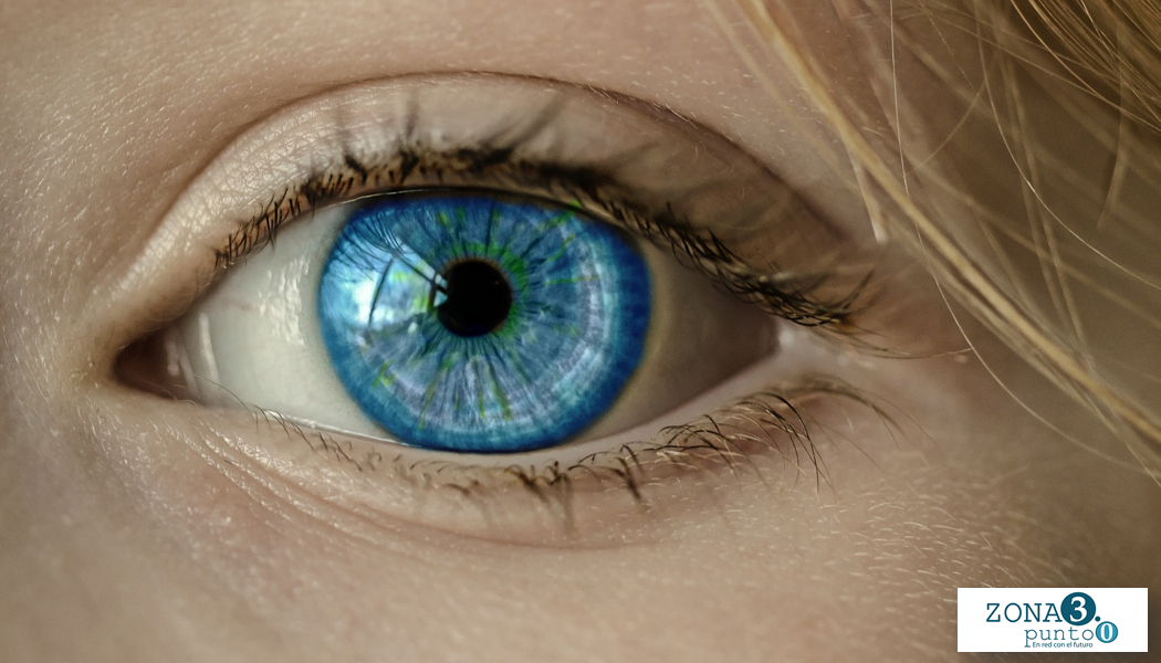 El escaneo del iris del ojo humano como función de seguridad