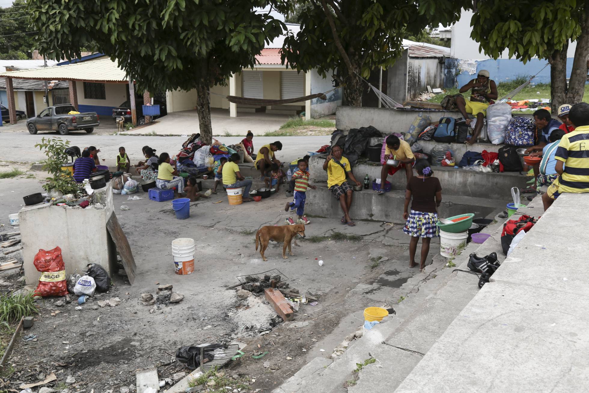 Migrantes  venezolanos en Pacaraima: En Venezuela no hay comida, en Brasil sí