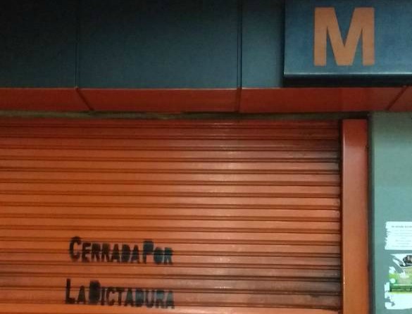Cerradas ocho estaciones del Metro de Caracas #26May