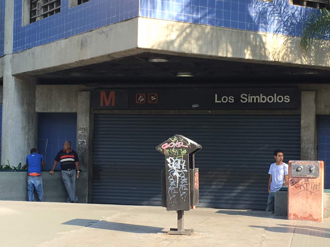 El Metro de Caracas cerró 30 estaciones #12May