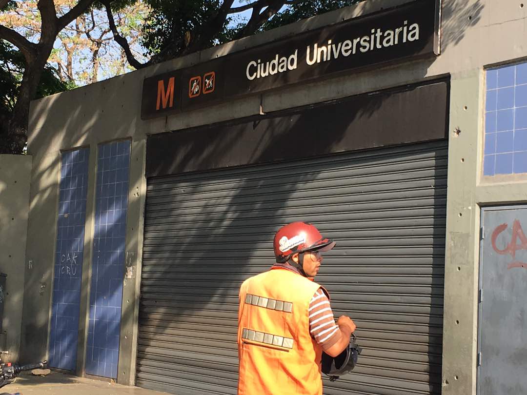 Cerradas todas las estaciones del Metro de Caracas este #26A