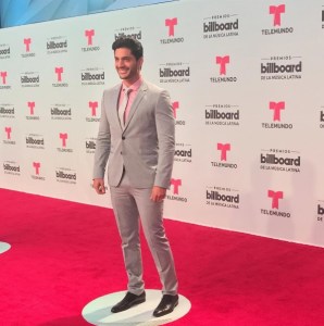 Este actor venezolano manifestó en plena alfombra roja de los Billboard