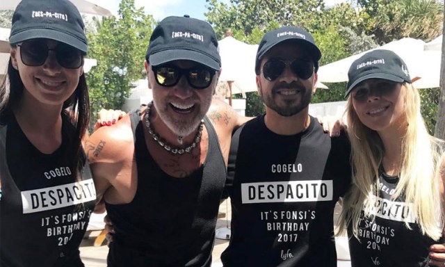 El multimillonario italiano, Gianluca Vacchi y el cantante puertorriqueño han pasado juntos unos días en Miami en compañía de sus parejas 