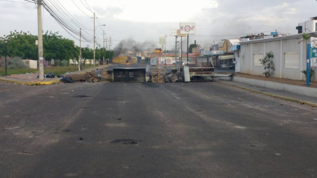 Barricadas en Maracaibo / Foto: Lenin Danieri