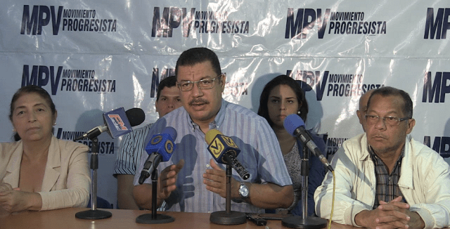 El secretario general del MPV, Simón Calzadilla (Foto: Prensa MPV)