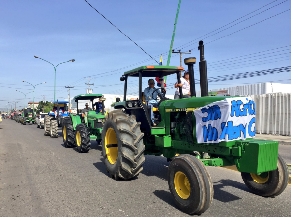 Productores se unen a protestas con “tractorazo” en Lara #18May