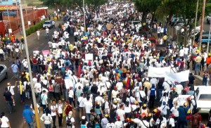 Inició la marcha “Cruzada por la vida” en Ciudad Bolívar #31May (fotos)
